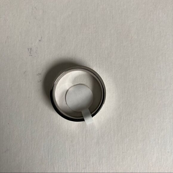 Men's Stainless Steel Black Easter Cross Ring - Picture 6 of 10